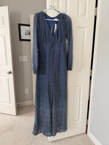 Blue & silver jumpsuit